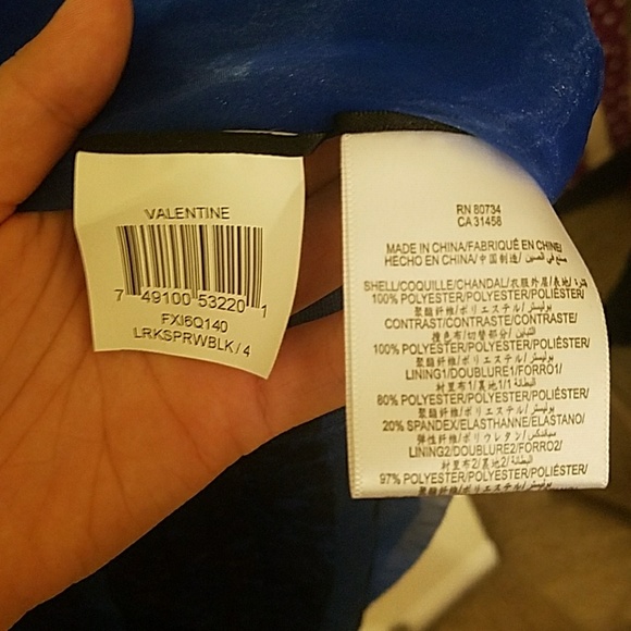 BCBG Maxazaria Valentine dress in blue - Picture 6 of 6